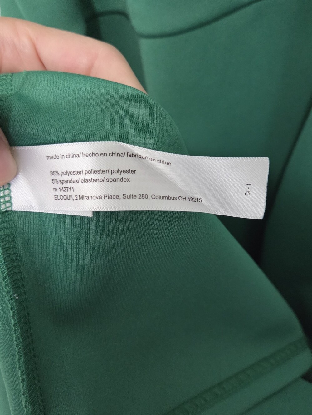 Eloquii Emerald Green Wrap Style Flutter Sleeve Front Slit Dress Plus Size 20 - Picture 6 of 11